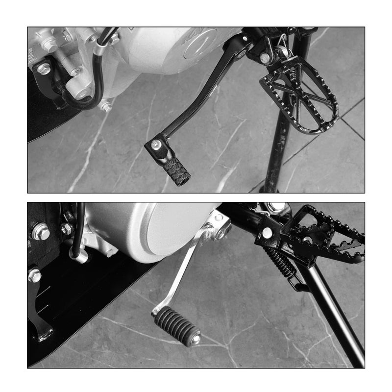 RUTU Folding Gear Shifter Shift Lever, Aluminum Dirt Bike Shift Lever, Compatible with XR50 CRF50 XR CRF 50cc 70cc 90cc 110cc 125c Motorcycle, Dirt Pit Bike Lifan 6061 Aviation Aluminum - Image 3
